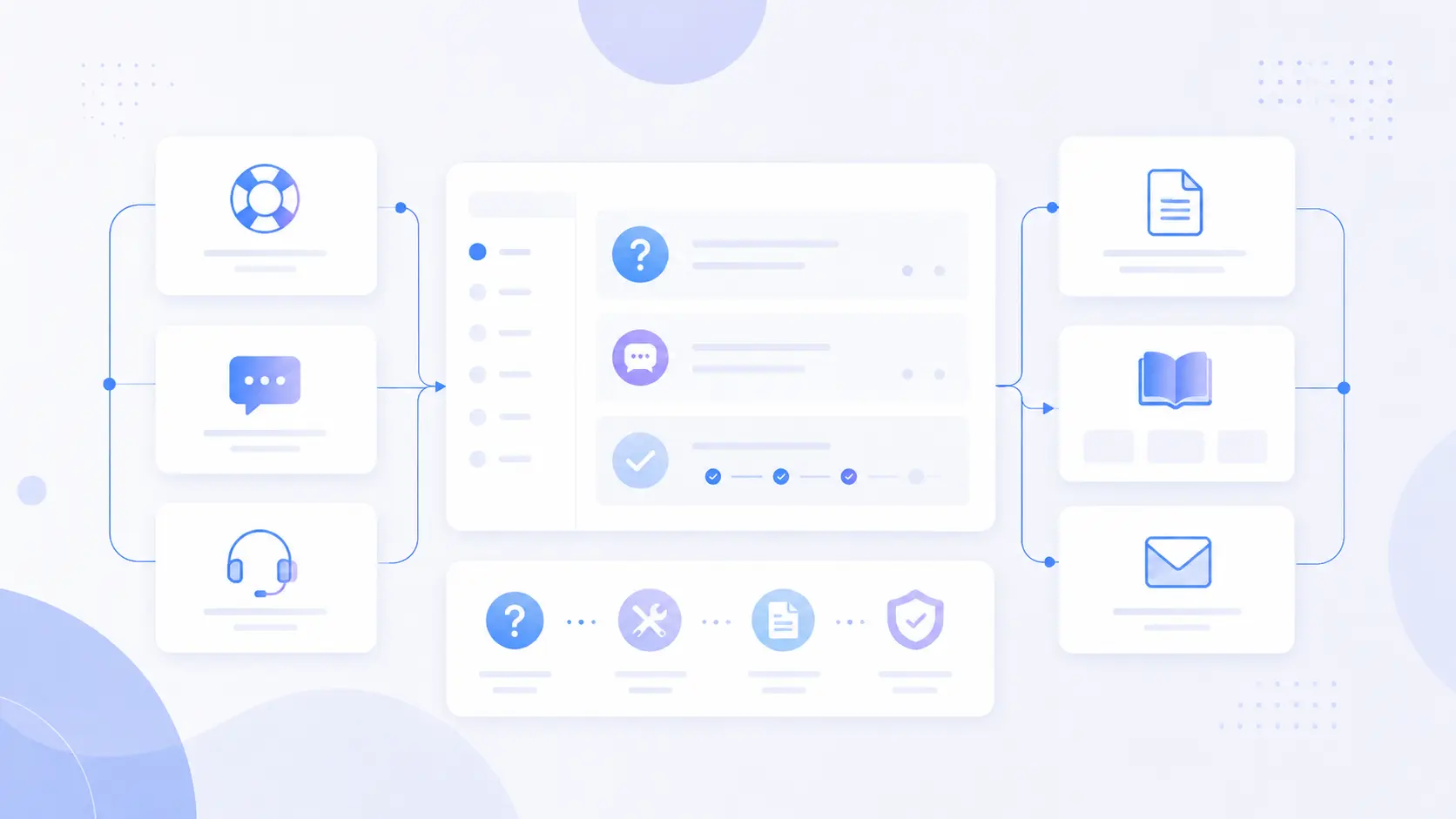 easy2plugin support helpdesk workflow illustration